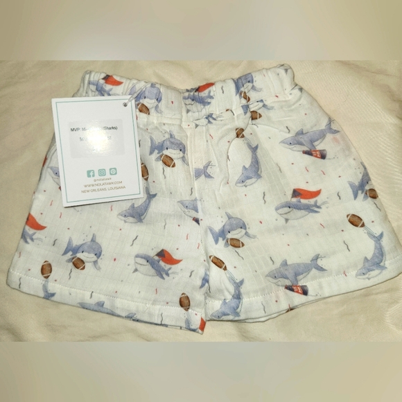 Nola Tawk Muslin Ole Miss shorts - Picture 1 of 2